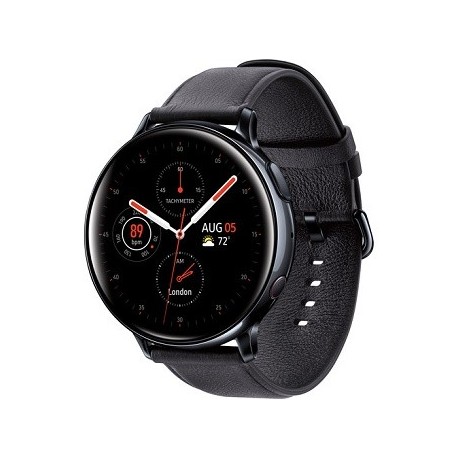 Samsung Galaxy Watch Active2 LTE Smartwatch (Stainless Steel, 44mm, Black)