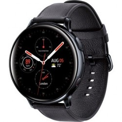 Samsung Galaxy Watch Active2 LTE Smartwatch (Stainless Steel, 44mm, Black)